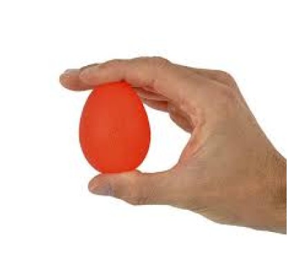 Silikon El Egzersiz Topu Kırmızı Sert
