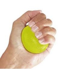 Silikon El Egzersiz Topu Sarı Hafif