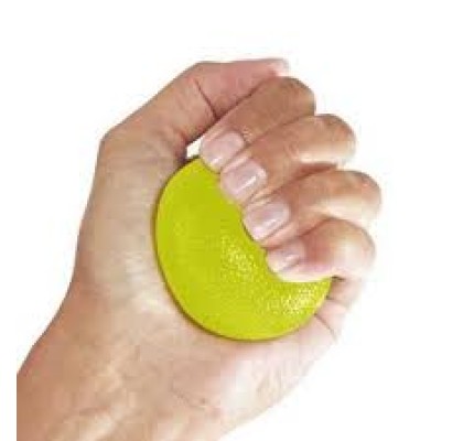 Silikon El Egzersiz Topu Sarı Hafif